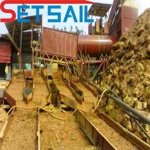 Affordable Land Gold Mining Equipment with Agitation Chute and Oil Resistant