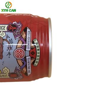Food Grade Round 246ml BPA Free Beverage Tinplate Can