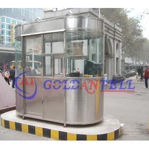 Custom Stainless Steel Security Cabin Prefab Outdoor Guard Booth