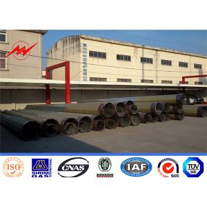 9M 800Dan Load Electricity Utility Power Poles For 220KV Overhead Transmission