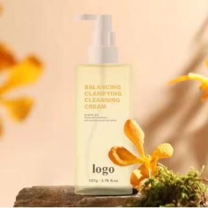 Organic Herbal Facial Cleanser Deep Face Cleansing Oil Control Blackhead Removal Daily Use Oily Dry Skin Men Women