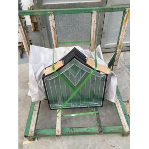 decorative door glass with zinc caming