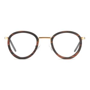 Retro Unisex Polarized Wooden Frame Glasses Wood Frame Prescription Sunglasses