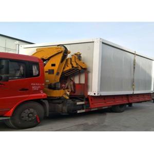 Removable Flat Pack Metal Containers Galvanized Steel Frame Structure For