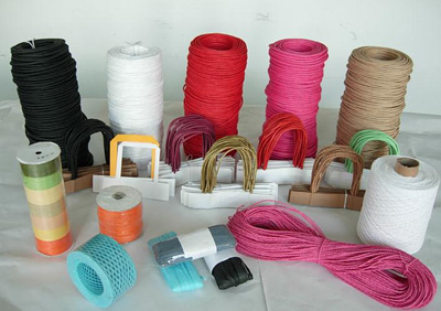 Shopping Bags Paper Rope Making Paper Bag Forming Machine 2200 * 1200 * 1100MM