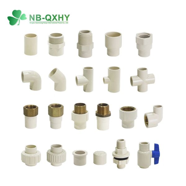 NB-QXHY Round Head Code PVC/PP/PPR Equal ASTM D2846 CPVC Cross Fitting with