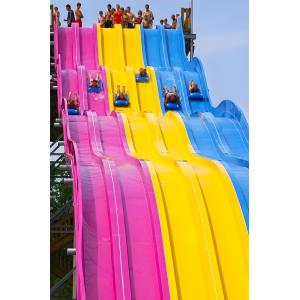 China Fiberglass Water Park Slide with 5-8 Years Without Fading 1 Year Warranty and Safe Board for High Speed Family Fun on sale