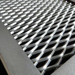 SS Copper Aluminium Expanded Metal Mesh Heavy Type Hexagonal Opening