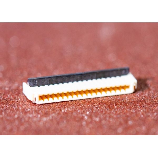 0.5MM pitch plastic height 1.0MM 6-70PIN rear lock double sided contact FPC/FFC