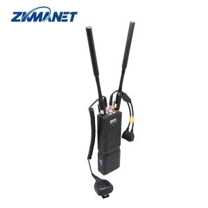 4W 82Mbps 2T2R Long Range 1.4GHz AES Manpack IP Mesh Radio Transceiver for
