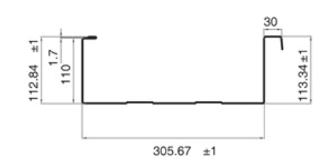 0.8 - 1.2mm Thickness Cable Tray Roll Forming Machine 11KW + 5.5KW