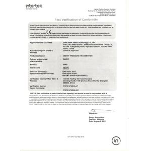 Hefei WNK Smart Technology Co.,Ltd Certifications