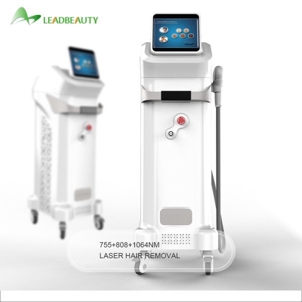 Buy Professional 755 808 1064 808nm diode laser hair removal machine with CE approved at wholesale prices