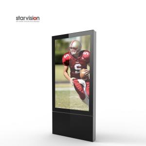 Indoor Publicidad Mupi Digital Signage Player 86" High Brightness 500nits