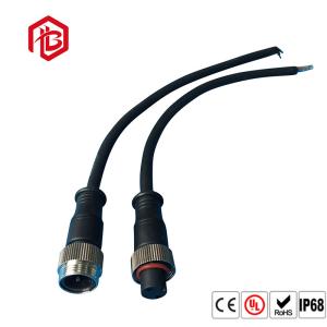 Metal M16 Welding Black White IP68 Power Connector