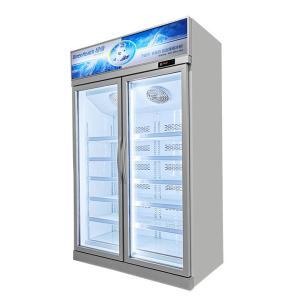 Convenience Store Commercial Upright Display Merchandiser Freezer For Ice Cream