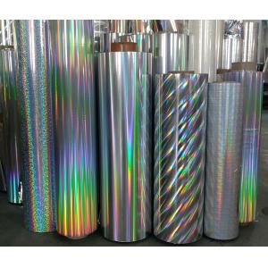 Custom Seamless Holographic Lamination Film Roll For Paper Board