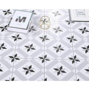 Gray Black 20x20cm Ceramic Rustic Tile for Indoor Walls