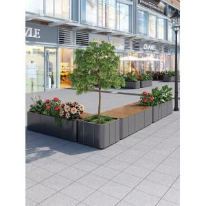 High Rust Resistance large metal flower pots Customizable Shape