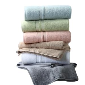 Thickened Striped Pattern Hotel Towel Set Made of Pure Cotton Fabric for Luxury