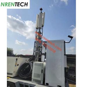 15m pneumatic telescoping mast 350kg payloads for COW (Cell On Wheels) Telecom
