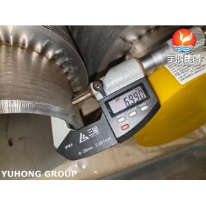 ASTM A376 TP347H HFW Solid Finned Tube With 11Cr Fins For Power Plant Boilers