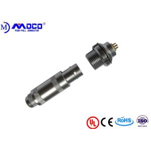 Male / Female Back Panel Mount Wire Connector , Electrical Quick Release