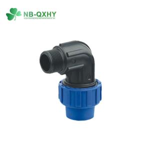 Complete Size PP Compression Equal Tee Pipe Fittings Pn16 Wall Thickness for