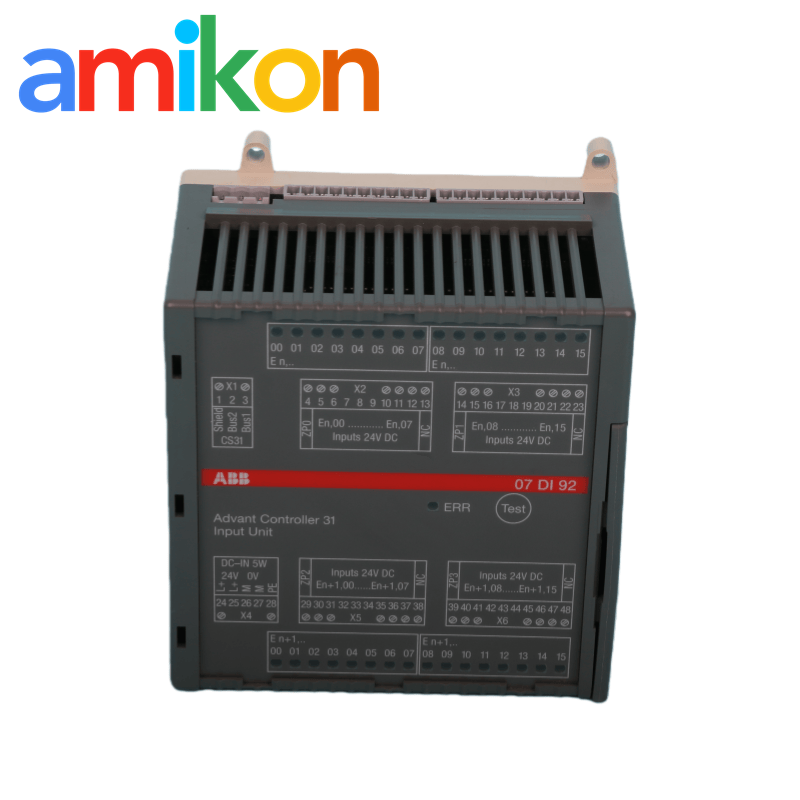 ABB 07DI92 Distributed Digital I/O Device with 24V Primary Voltage 8 Input Channels