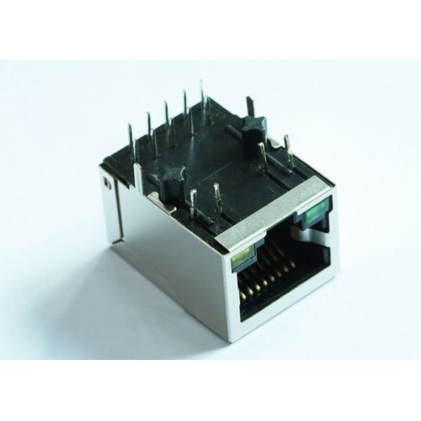 Buy Through Hole 1G Base-T 1 Port RJ45 Magjack Connector at wholesale prices