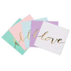 21*21cm Monogrammed Table Napkins For Kitchen