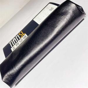 Waterproof Plain Polyurethane Black PU Fabric For Jeans Packaging