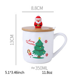 Creative Cartoon Ceramic Coffee Cups Mug For Christmas Festival