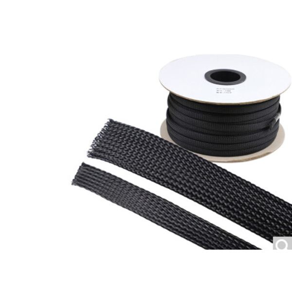 Heat Shrink PET Expandable Braided Cable Sleeving Wear Resistant Easy Installation