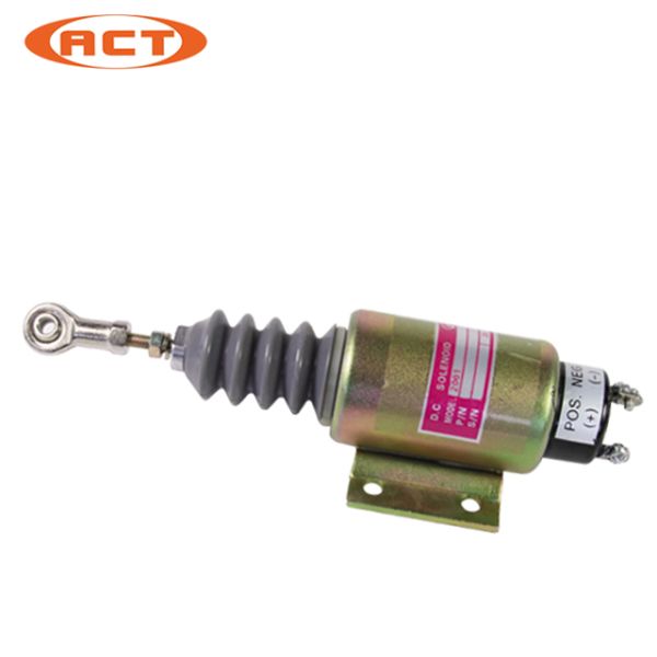 6743-81-9141 4063712 Komatsu Excavator Spare Parts / Triangle Plug Flameout Solenoid