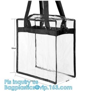 Reusable die cut handles promotional plastic bag, Promotional Items Transparent