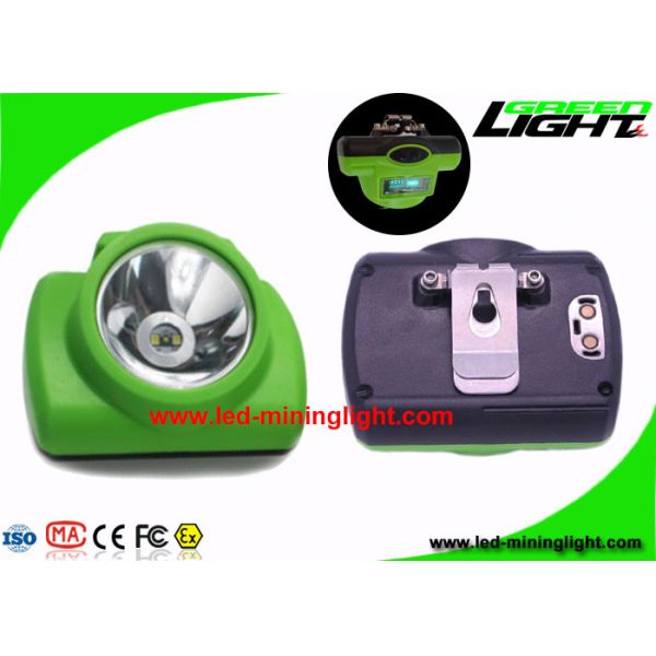 13000 Lux Safety Miners Cordless Cap Lamp Oled Screen SOS With USB / Cradle