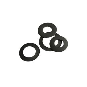 Carbon fiber filled PTFE ring parts