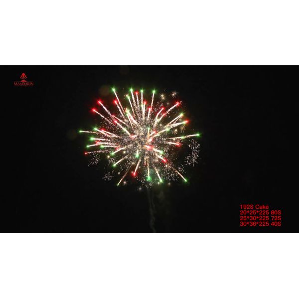 Buy 192 Shots Big Cake Fireworks For Christmas Occasion at wholesale prices