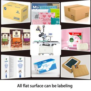 Wood Packaging Full Automatic Carton Pouch Plane Surface Labeller Sticker