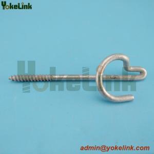 Steel P house hook for pole line hardware