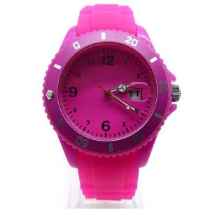 Silicone watch, silicone material, fashion design, japanese movement, 3atm water