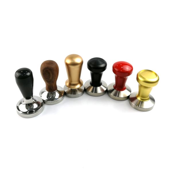 Buy Wooden Handle Calibrated Coffee Tamper Flat Press Hammer Tool For Coffee Maker at wholesale prices