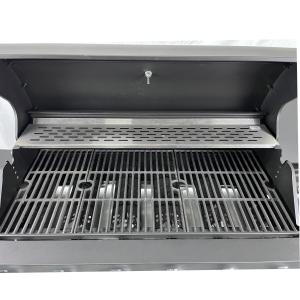 Customized Logo Acceptable 6 Burner Steel German Gas Trolley BBQ Grill for