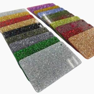 4*8ft 3mm High Glossy Acrylic Colorful Glitter Sheet Laser Cutting For
