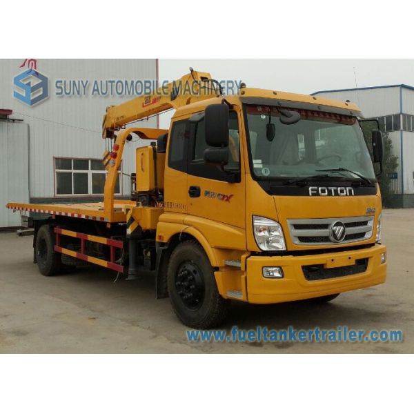 Buy Customized FOTON Diesel 8 Ton / 10 Ton Tow Truck With Crane at wholesale prices
