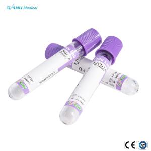 Vacuum Blood Collection K2 EDTA Tubes Disposable
