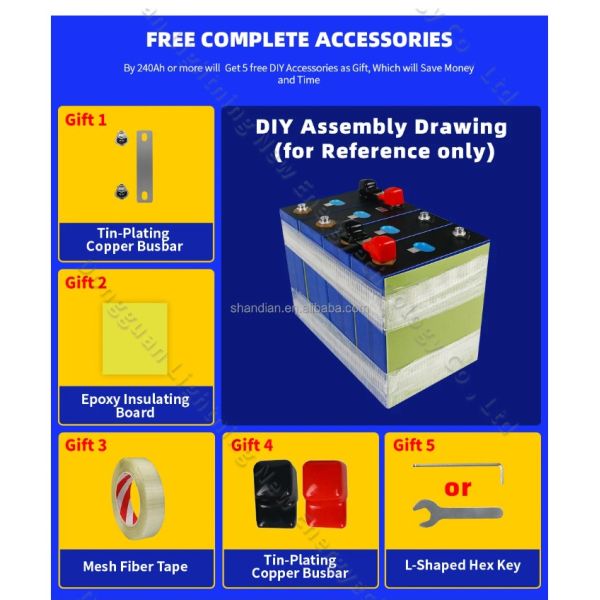 3.2V 230Ah Lithium Iron Phosphate Battery 6000 Times For Home