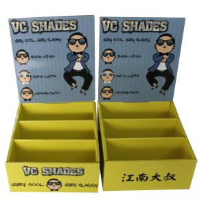 Printed Cardboard Countertop Displays Gloss / Matte Lamination Surface