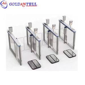 Quality Security Turnstile Gate with 1400x120x1000mm Dimension 55-130CM Lane Width and AC 110~240V Power Supply for sale